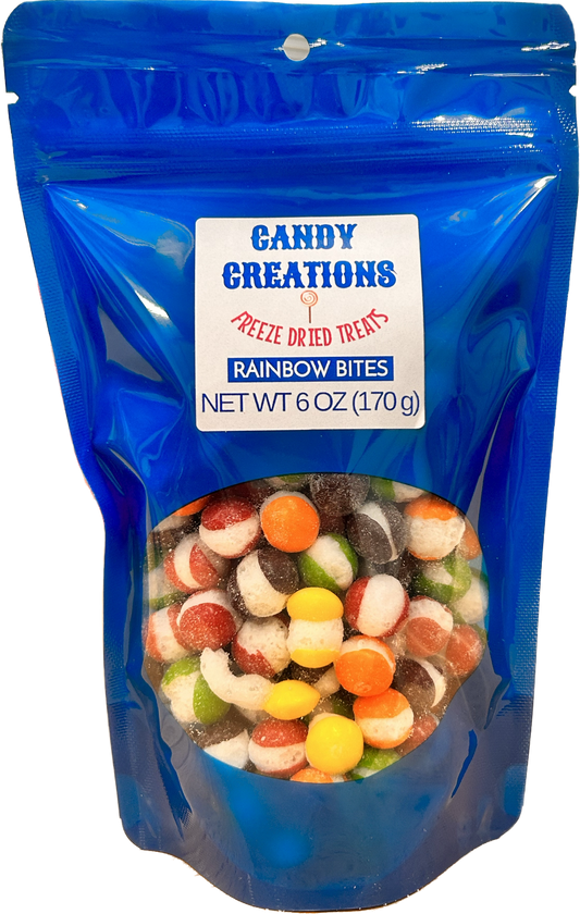 Freeze Dried Rainbow Bites 6 oz resealable bag