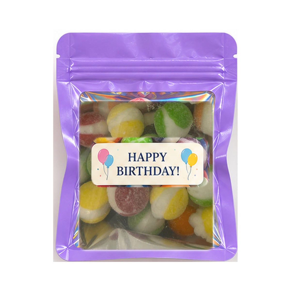 Lavender/Purple favor bag with real Sour Bites