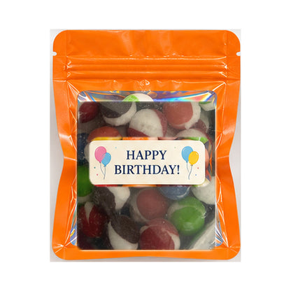Orange favor bag with real Berry Bites