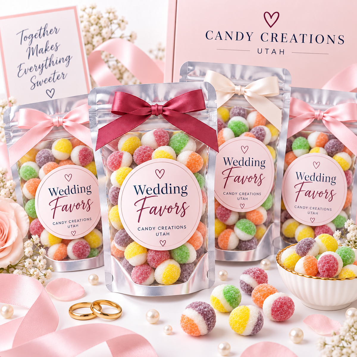 Wedding Elegant Party Favors with Sour Bites